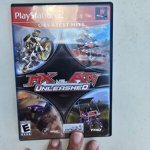 Play Station 2 MX vs. ATV CD Game Greatest Hits CASE ONLY! NO Game! Replacement
